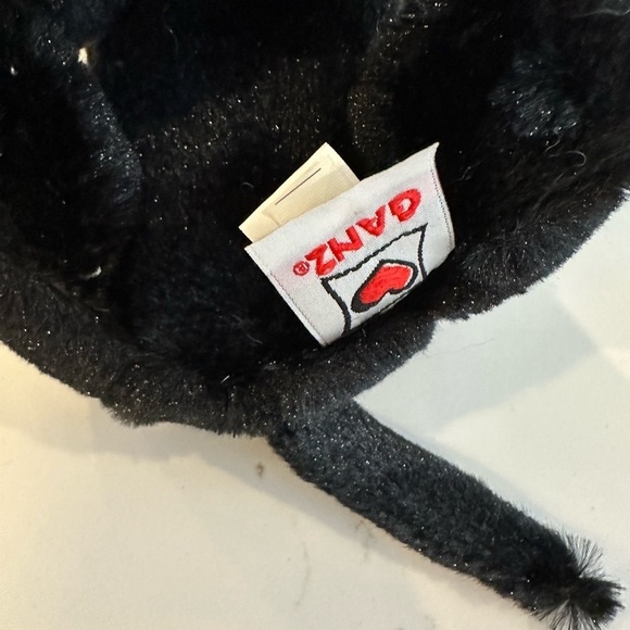 Ganz Webkinz Black lab plush  stuffed dog animal furry no tag vintage - Picture 3 of 4
